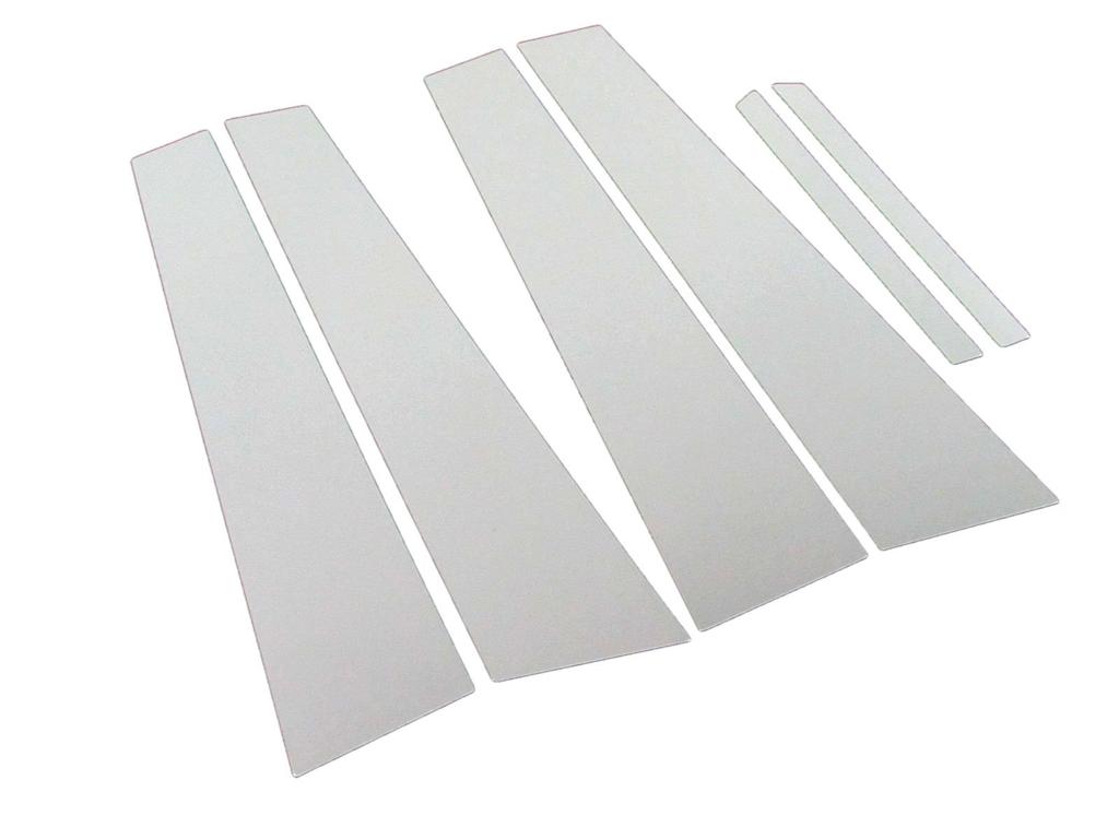 BRIGHTZ Stainless Steel Pillar Panels for Honda Crown and 183 Visors GRS Ultra-Mirror (6-Piece Set) 180, 181, 182, (No Required) [PIL-SIL-178] (18