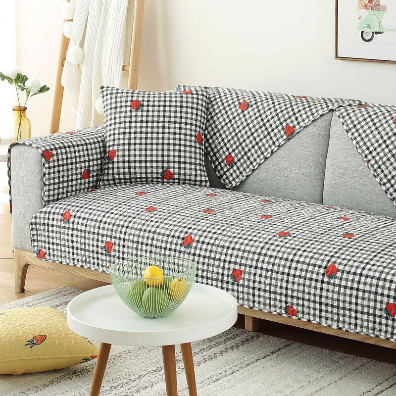 

Стеганое полотенце для дивана, четырехсезонный универсальный чехол, нескользящие тканевые чехлы для диванов для гостиной, дивана, дивана, полотенца 70*70cm