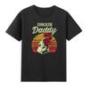 Chicken Daddy Distressed Funny Poultry Farmer Fathers Gift Retro Unisexs TShirt