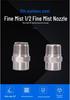High-Pressure Stainless Steel Spray Nozzle for Dust Removal, Humidification, Cooling, and Outdoor Disinfection
