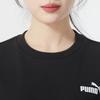 PUMA Women's Solid Color Casual Loose Drop-Shoulder Long-Sleeve Sweatshirt