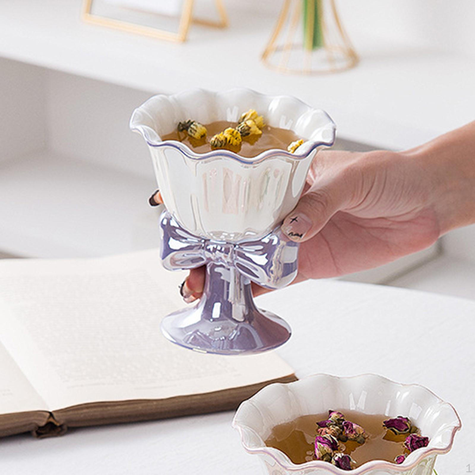 

Керамическая чашка для десерта, миска для мороженого, фотореквизит, посуда, салат, закуска, фруктовый пудинг для