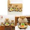 Plush Marmot Toy With Short Pile Fabric For Kids Sleep Pillow Companion