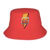 Custom Lightning McQueen Cars Bucket Hat for Unisex Women Printed Cartoon Summer Travel Beach Outdoor Camping Cap