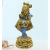 India Lord Krishna Idol | Gold Plated Krishna Statue | Standing Krishna Playing Basuri | Krishna ji for Pooja & Gifting |
