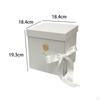 Empty Flower Gift Box Chocolate Sweet Container Elegant Floral Packaging Fillable for