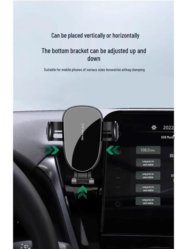Toyota Camry 2023 8th Gen Car Mount - Luxury & Fashion Edition, Large Screen Center Console.