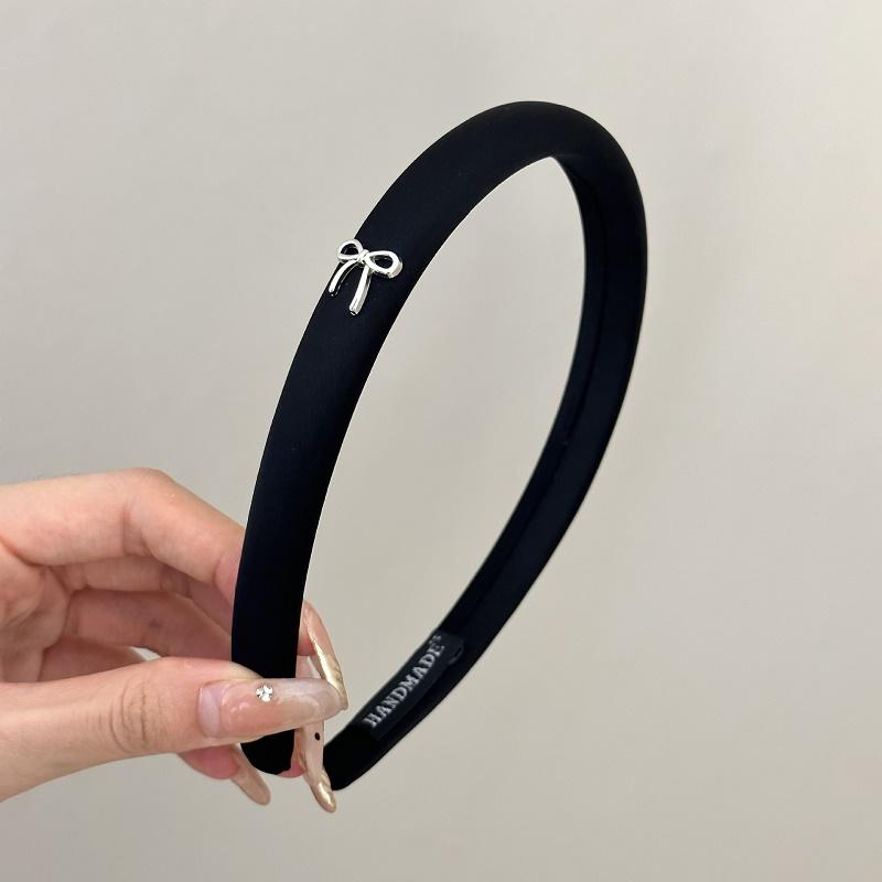 

Корейский Розовый Бант Тканевая Губка Обручи для Волос Повязка на Голову для Женщин Сладкий Однотонный Эластичный Широкий Ободок для Волос Головной Убор Аксессуары для Волос