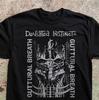 Deviated Instinct Guttural Breath Crust Punk Shirt Vintage Metal Band Tee