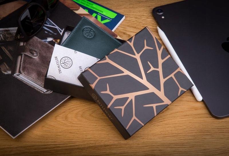 ETPM-KZ-66 NAVY Men' wallet OPTIMAL + CERTIFICATE