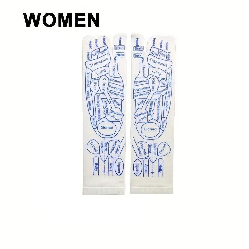 Foot Reflexology Massage Socks With a massager stick Foot Ache Relief Remedy Woman Socks for Foot Massage points