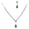 Light Luxury Fashion Gorgeous Inlaid Diamond Women Necklace Earrings Bracelet, Wedding Dinner Accessories