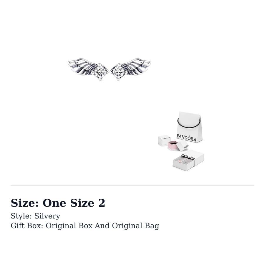 Pandora Angel Wings 925 Sterling Silver