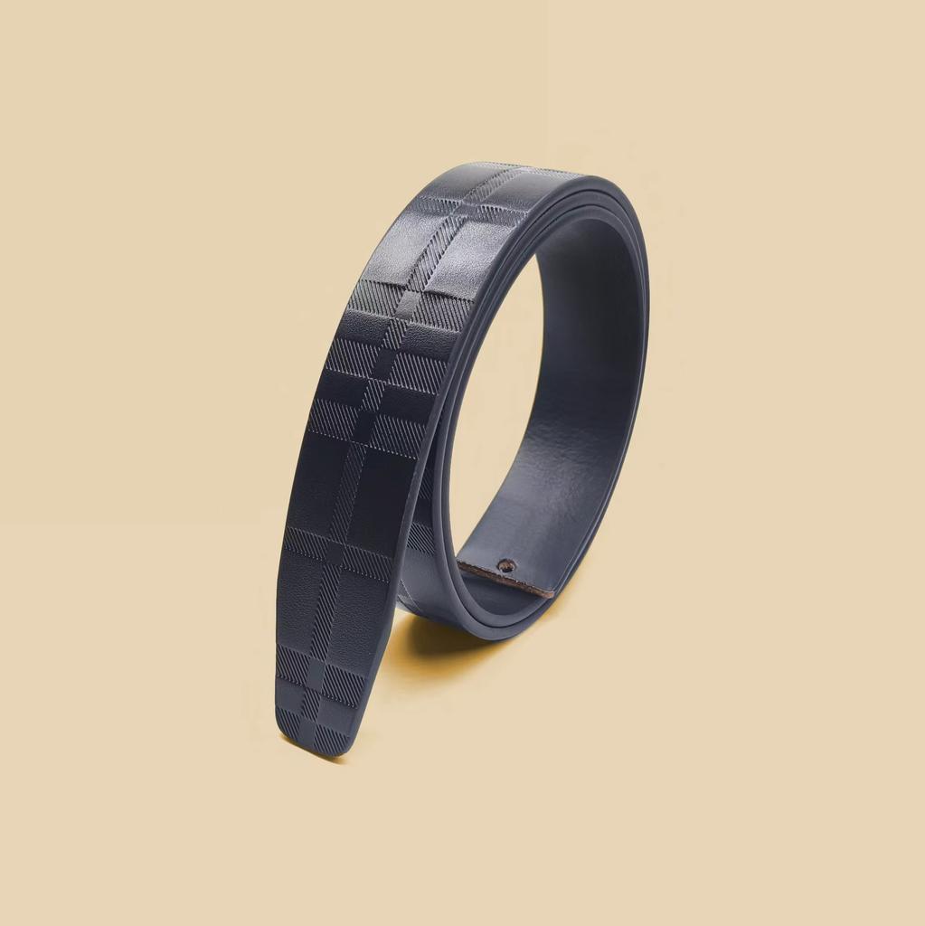 Factory Embossed First Layer Cowhide Automatic Belt Belt Men'S Tree Paste Leather Ring Genuine Leather Belt