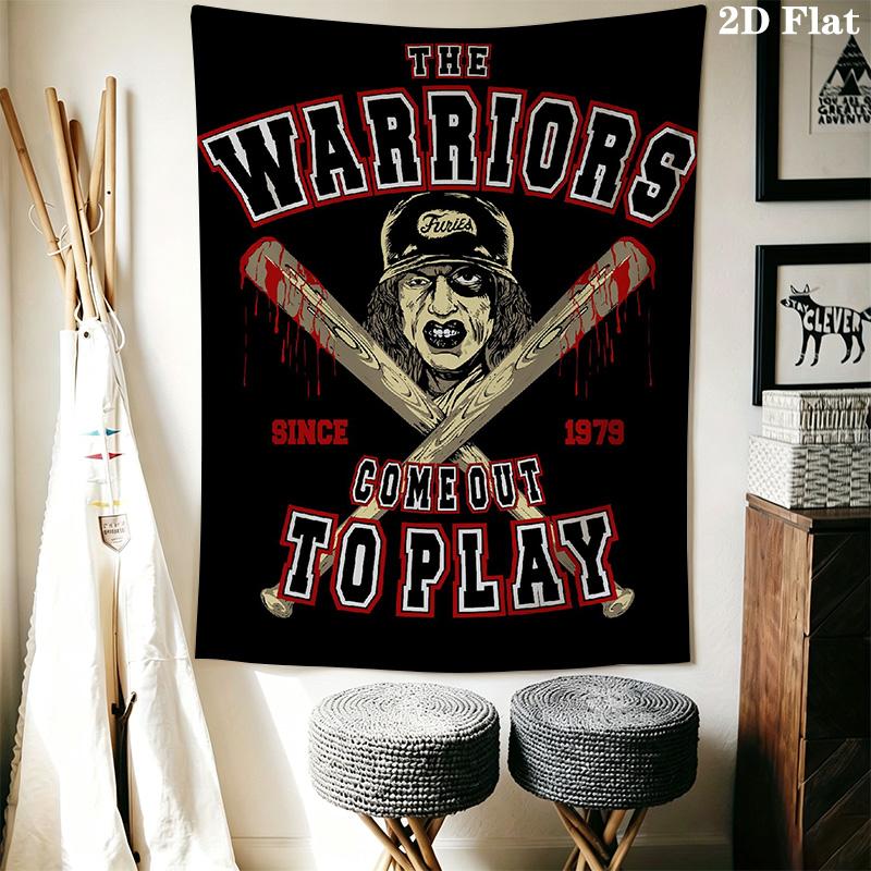 Warriors Pattern Home Decor Tapestry, Wall Hanging, Decorative RV Wall Cloth.MGT0918009
