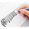 Mini Simple Musical Staff Whiteboard / W300mm x H200mm / Wall-Mounted / Whiteboard Staff Notation Board for Beginners, Self-Study, Musical Notes, Musi