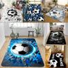 3D Ball Soccer Carpet Living Room Floor Mat Non Slip Bedroom Doormat Washable Home Hallway Area Decor Rug  Kids Play Area Rug