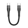 USB C To Type C Cable 66W Fast Mobile Phone Charging Cord Braided Extension Cable for Laptop/Tablet/Phone 0.25/1m