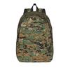 Purple Camouflage Pattern Fashion Backpack Outdoor Student Business Military Daypack for Men Women Laptop Computer Shoulder Bag