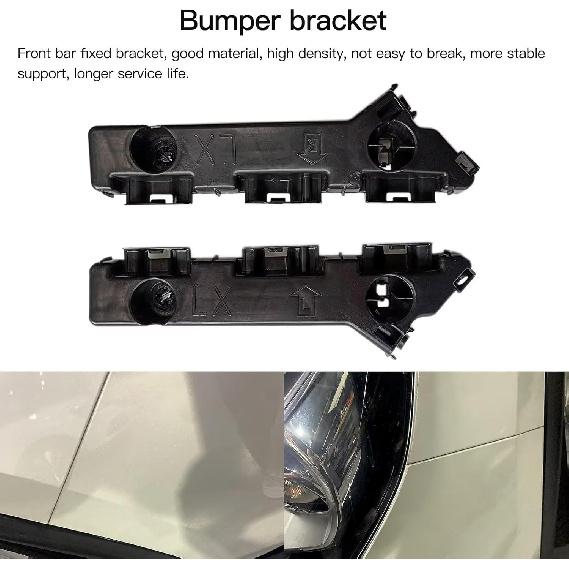 Right&Left Side Front Bumper Retainer Support Lower Bracket for Chrysler 300 2011-2020 57010401AD (L) / 57010403AD (R)