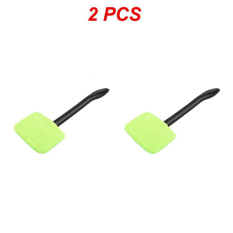 

2~5 шт. очиститель лобового стекла многоцелевой микрофибровый салфетка автомобильные принадлежности зеленый лобовое стекло легкий очиститель инструмент протирать