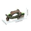 Aquarium Driftwood Tree Root Hideout for Fish & Shrimp, Natural Durable & Corrosion Resistant, Suitable for Freshwater & Saltwater Tanks