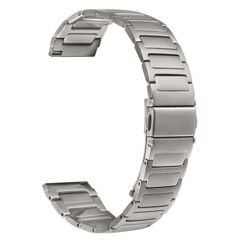 For Huawei Watch GT 2e Watch Band Adjustable Titanium Color Stainless Steel Metal Watch Strap