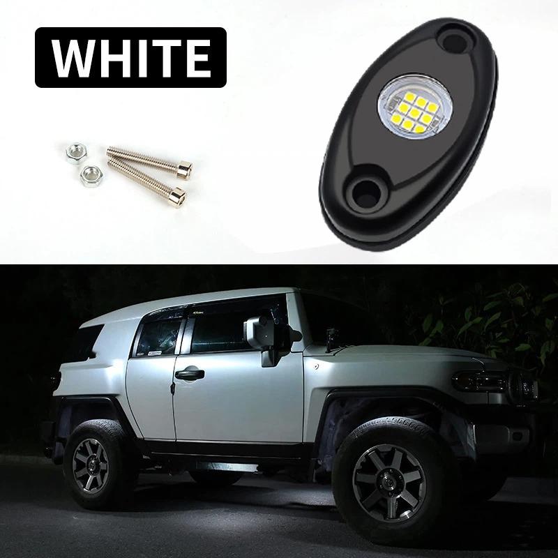 Led Car Led Rock Light Rgb Exterior Atmosphere Light Car Bottom Lamp For Jeep Offroad Truck Atv Utv Underbody Boat Side