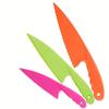 3-Piece Kids Kitchen Knives Set for Restaurant- Plastic Serrated Edges for Cutting Fruits, Vegetables, Breads, Salads & More!