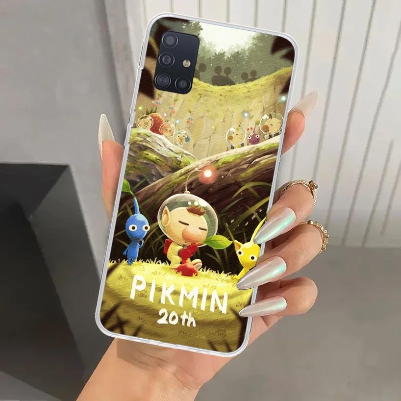 Game P-PikminS 4 Phone Case for Samsung Galaxy A52 A32 A22 A12 A02S A50S A30S A10S Note 20 Ultra 10 Plus S10 A31 A20 A71 A72 Gal