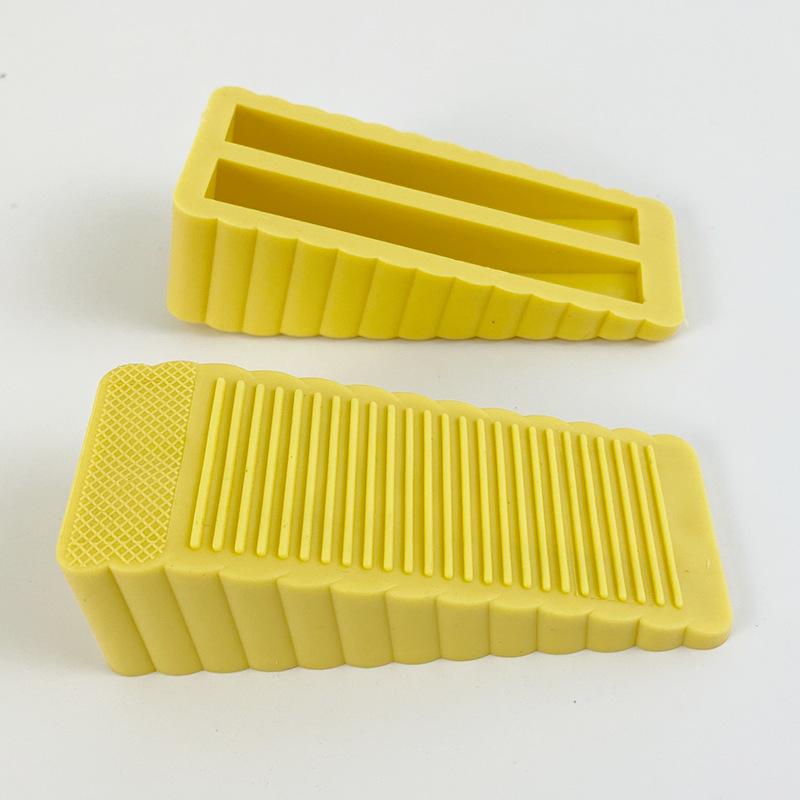 Windproof Silicone Door Stopper: Anti-Collision, Safety, Creative Design, Anti-Pinch, Household Wedge.