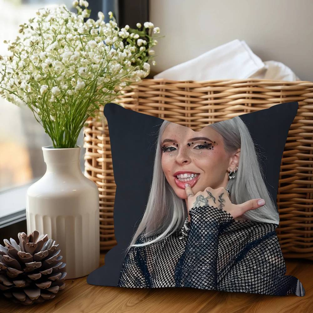 Singer Young M-MikoS Pillow Anime Pillow Sofa Bed Head Pillow Cover Cushion Cover 45x45 Cm Fashion