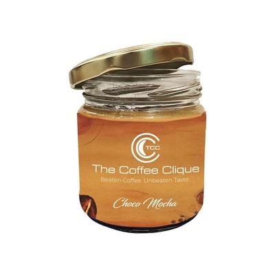 The Coffee Clique | Choco Mocha | Beaten Coffee Paste | Cafe Like Cappuccino At Home| 160 Grams | Flavoured Coffee