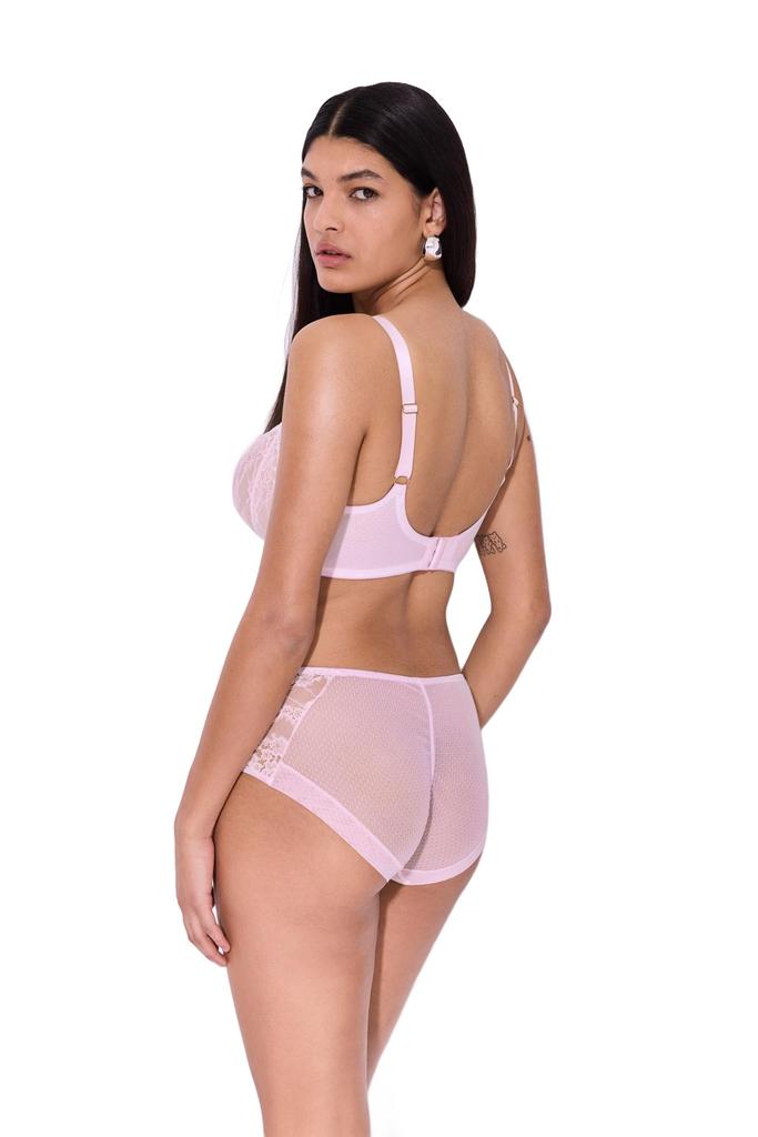 Biustonosz Koronkowy Miękki Hush Blush M Soft Bra pastelowy róż Alles