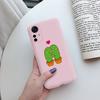 For Xiaomi 12 Lite 6.55'' Case Lovely Cat Cactus Soft Silicone TPU Back Cover For Xiaomi 12 Lite 5G 12Lite Phone Case Bag Shells