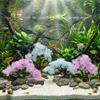 Realistic Cherry Blossom Tree Plastic Landscape Tree Beautiful Artificial Plant  Home Ornaments