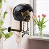 Helmet Holder Wall Mount Rack for Coat Skull Head Holder Helmet Display Rack