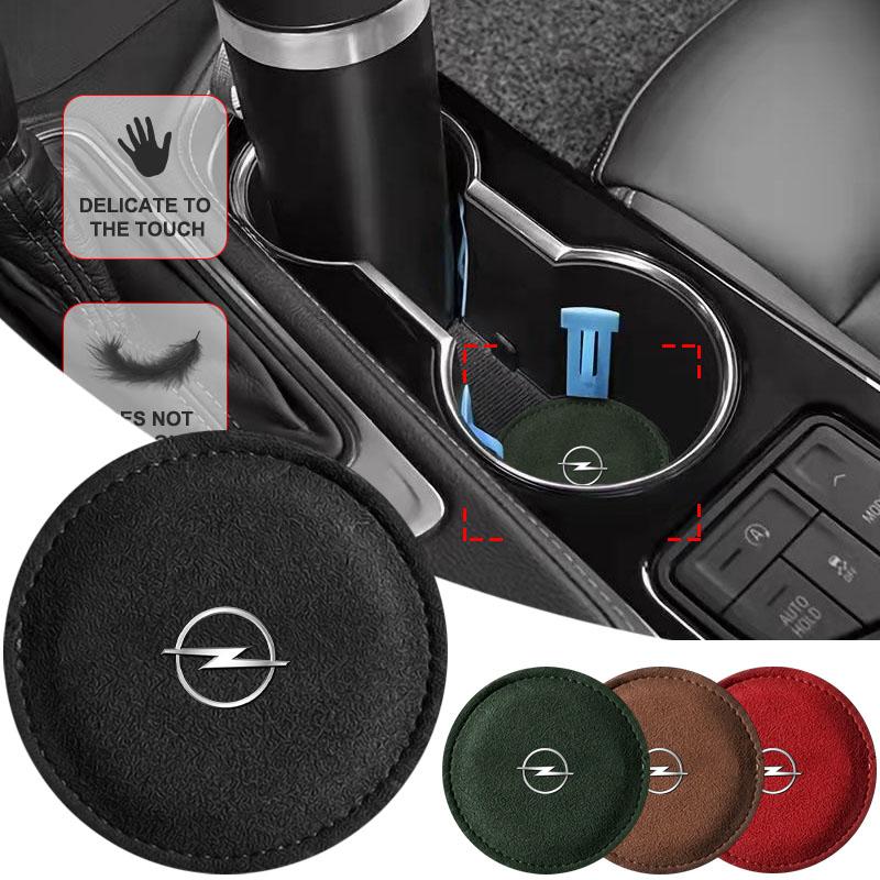 Car Cup Holder Pad Slot Non-slip Coaster Mat For Opel Crossland Crossland-X Mokka Combo Cascada Monza Insignia Karl Rocks-e Astra New Energy
