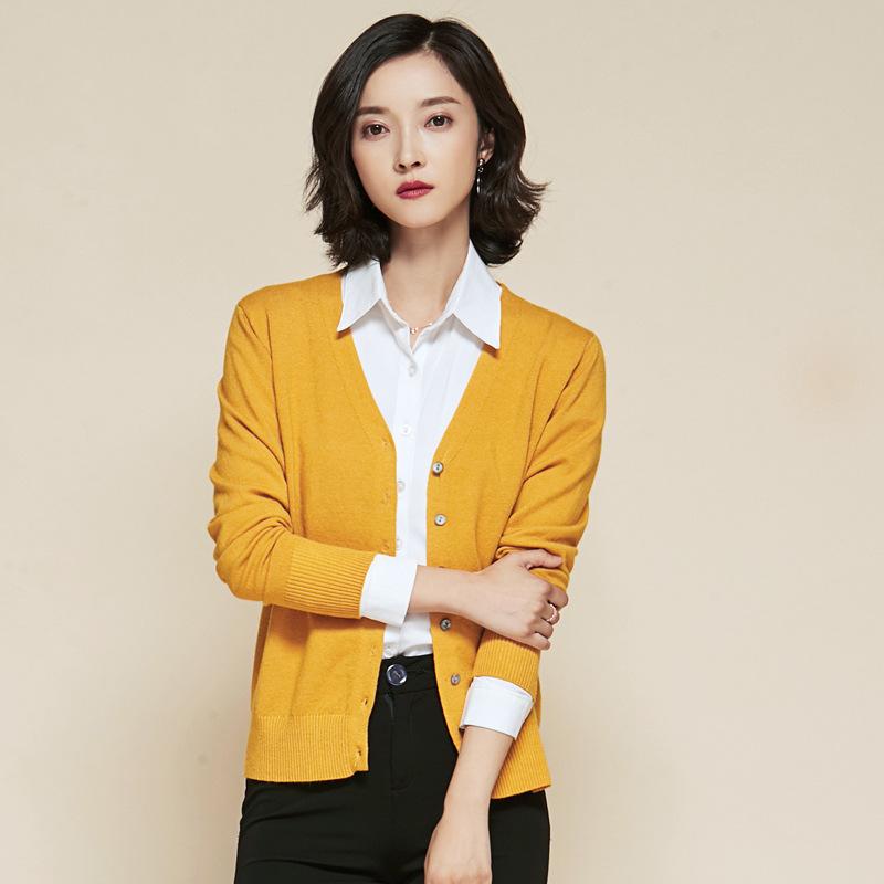 Women's Autumn Winter Tops Blouse Knit Knitwear Coat Sweater Cardigan For Women Streetwear Korean Clothes