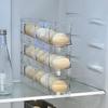 1/2/3Pcs Fridge Egg Holder Large Capacity Multi-layer Transparent Design Stackable