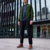 Timberland Veste Pilote Décontractée de Sport d'Extérieur Veste Homme Verte A2CZE-U31