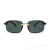 New Fashion Frameless High Definition Driving Sunglasses Male and Female Drivers Driving Fishing Sunglasses Tide UV Protection Glasses