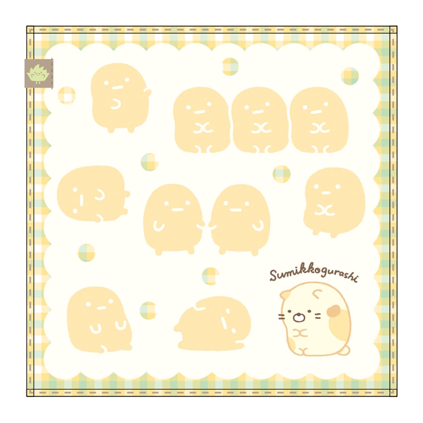 

Мини-полотенце Marushin Sumikko Gurashi Cat Plump Cat, антибактериальное и дезодорирующее полотенце для рук из хлопка, носовой платок, подарок на день рождения 6575033000 100%