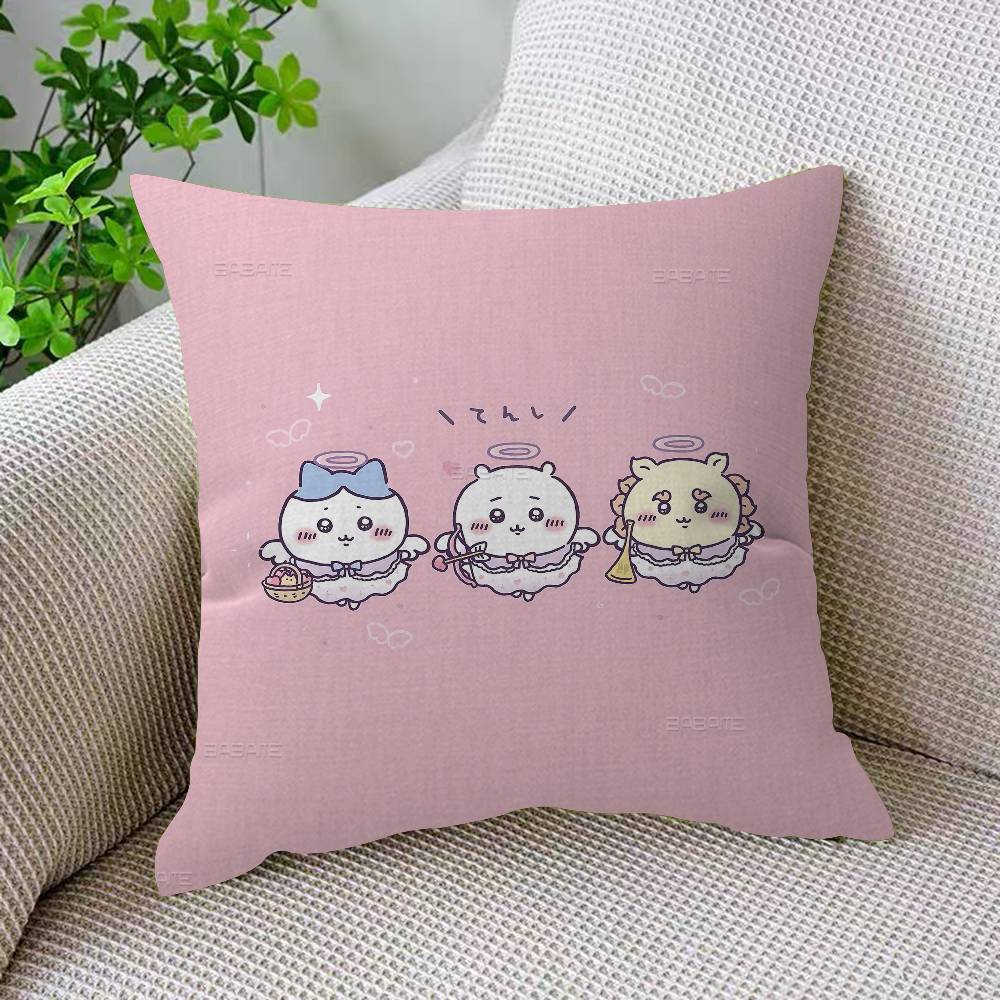 Japan Cute C-Chiikawas Pillow Cover Sofa Cushion Cover Home Room Decoration Children Gift