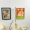 Multi-functional Wooden Picture Frame Magnetic Closure Rectangle Flip Photo Frame Wall Mount Changeable Display Frame