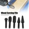 5PCS/Set Wood Carving File Rasp Woodworking Special-Shaped Rotating Embossed Grinding Head