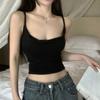 Kragen Falten Wunsch Reiner Stil Camisole West Für Damen Sommer Oberbekleidung Ärmellos Kurz Figurbetontes Oberteil Für Oberbekleidung