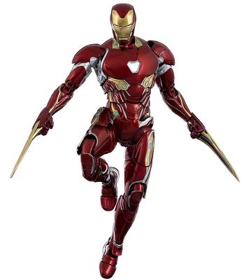 Marvel Studios The Infinity Saga DLX Iron Man Mark 50 scala lega dipinta figura mobile 2° ordine 1/12 ABS&PVC&zinco