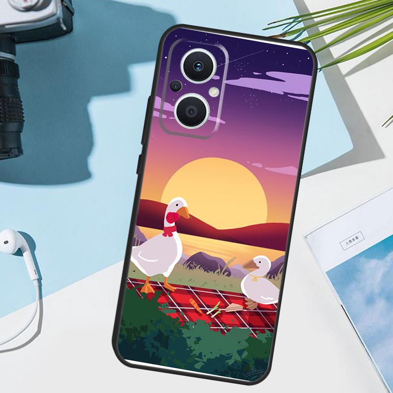 Cartoon Niedrige Gans Spiel Hülle Für OPPO Reno 8T 7 8 Lite 14F 13F 12F 11F 14 13 12 11 10 OPPO Find X8 X6 X5 X9 Pro Hülle