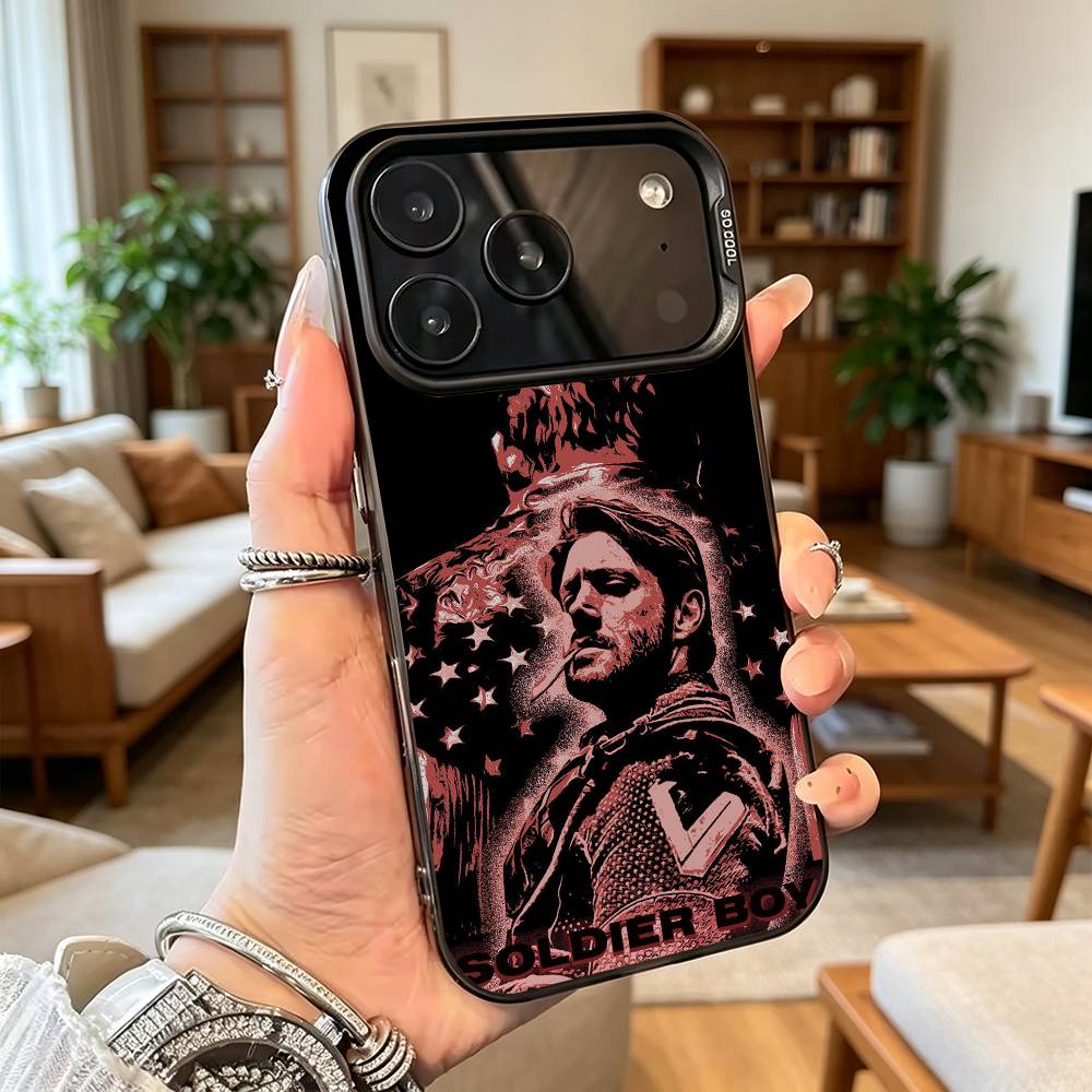T-The Boys S-Soldier Boy-S Phone Case For iPhone 17,16,15,14,13,12,11 Plus,Pro Max,XS,Colorful Silver Phone Case Funda Cover